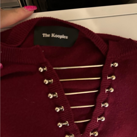 The Kooples Metal Closure Sweater - Picture 5 of 8